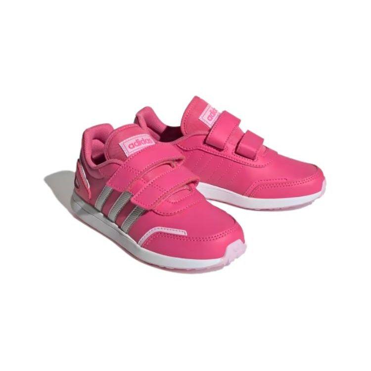 adidas Neo Vs Switch 3 Удобные Прочные Низкие Детские Повседневные Кроссовки Детские Повседневные Кроссовки Насыщенно-Розовый IG9641