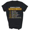 Смешная унисекс футболка с кодом для texting пожилых людей, подарок