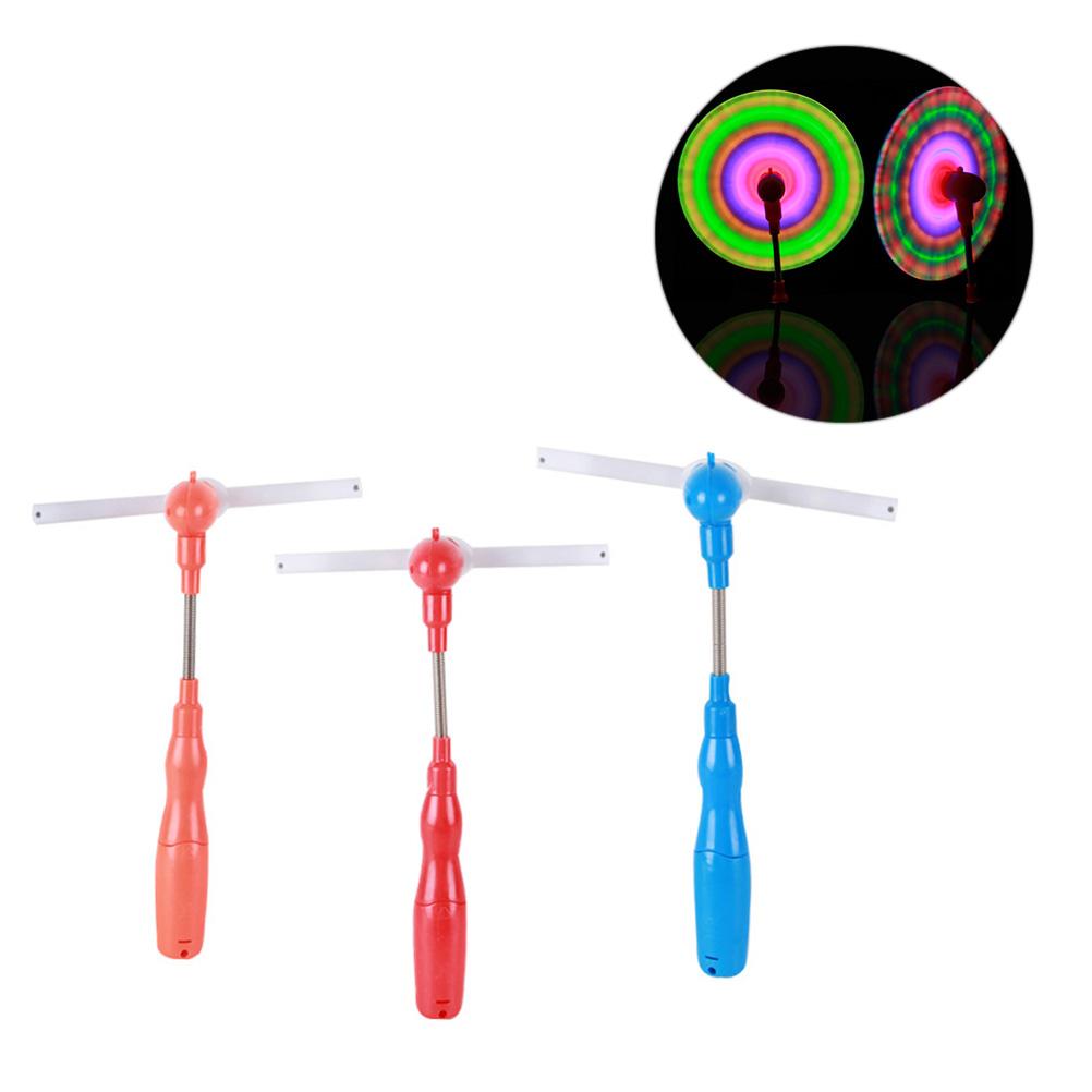 3pcs Colorful Shining Electric Funny Interesting Bar Toy Rotary Toy Plaything for Girl