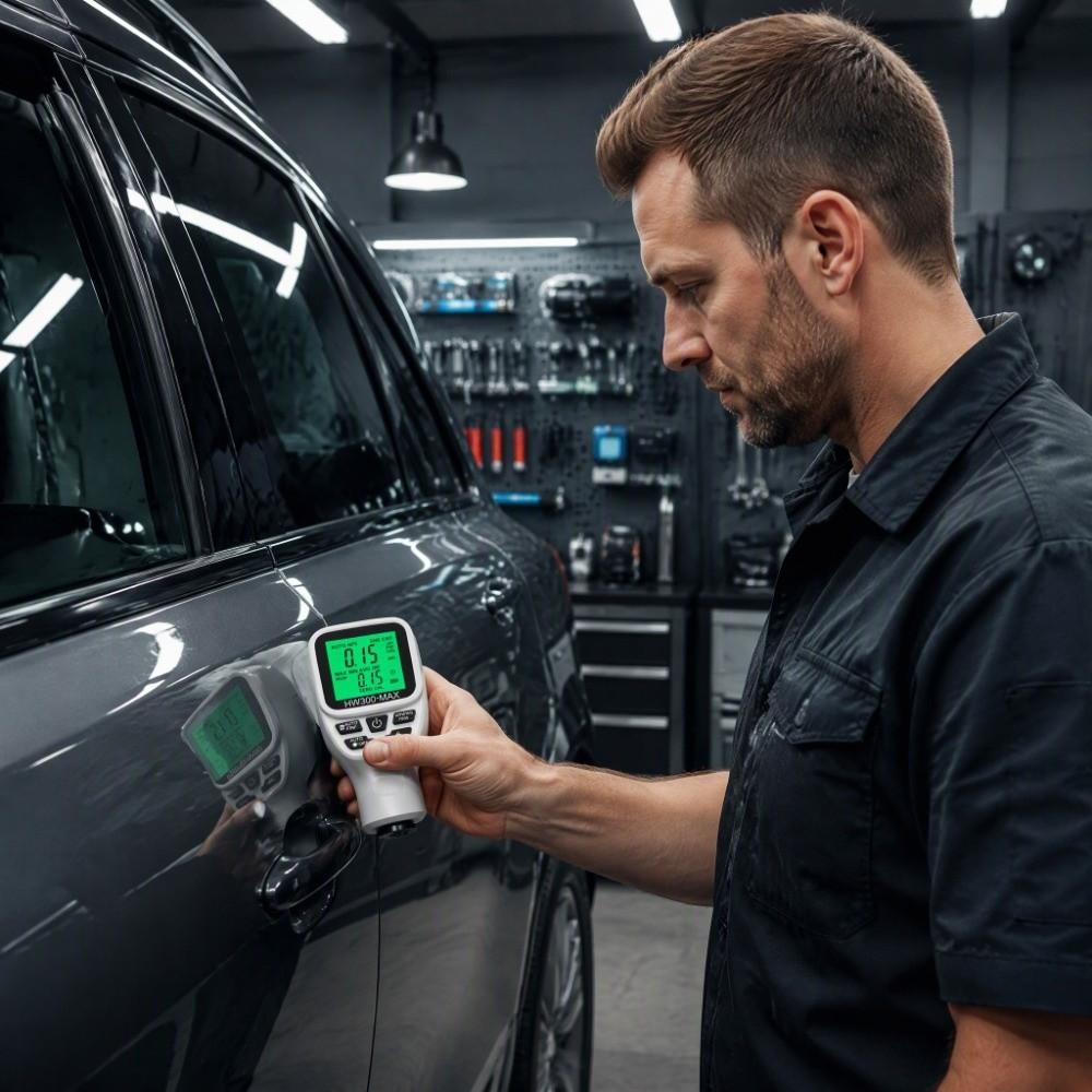 High Precision Probe Paint Thickness Gauge Paint Mil Thickness Meter For Automotive Paint