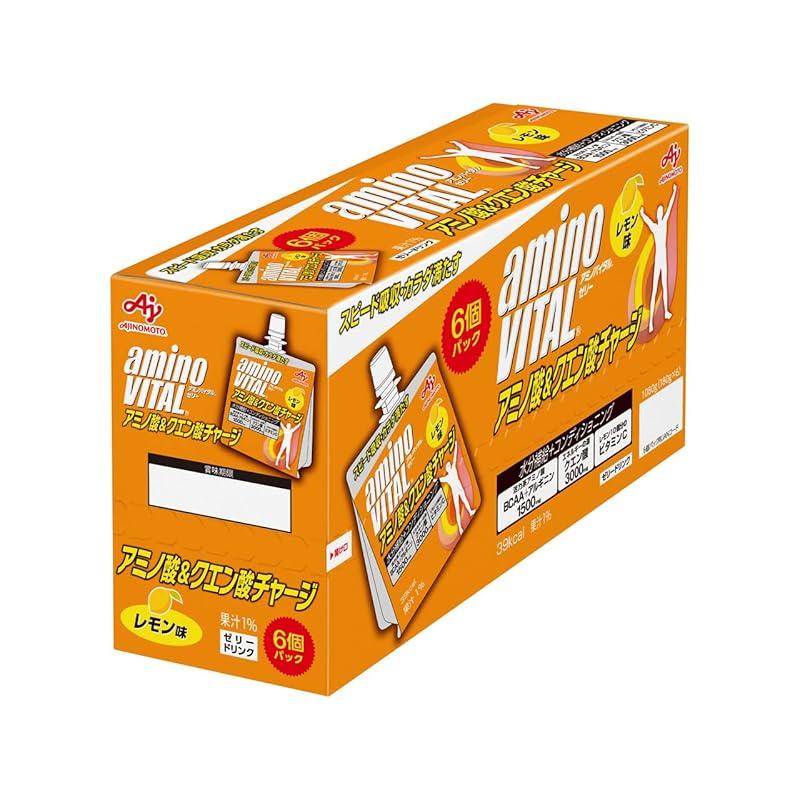Ajinomoto amino vital желейный напиток с аминокислотами и лимонной кислотой со вкусом лимона 180 г x 6 штук лимонная кислота 3000 мг аминокислота 1500 мг BCAA витамин C
