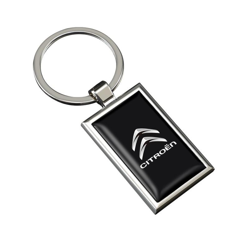 AOU4 1Pcs Zinc Alloy Car Keyring Auto Logo Keychain Pendant Decoration For Citroen C1 DS3 C2 C3 Vts C4 Saxo C4L C5 C6 C8 Xsara C3-XR