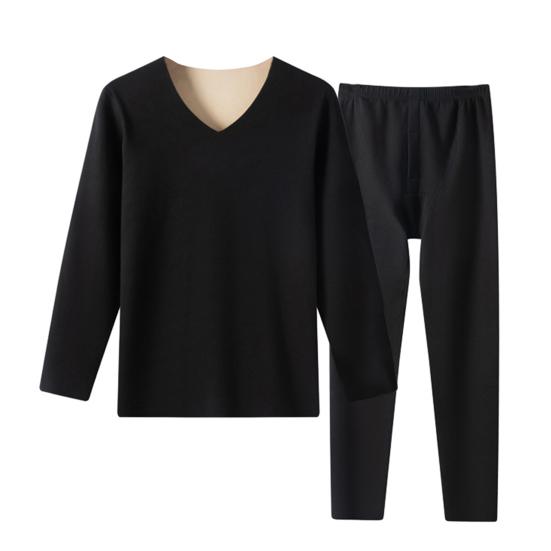 Мужской термобелье комплект кальсоны с начесом базовый слой комплект для холодной погоды верх и низ для зимы