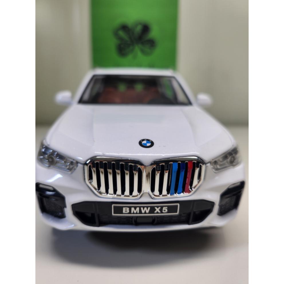 1:Модель автомобиля-игрушка BMW X5 SUV, литая, масштаб 1:24 - Белый