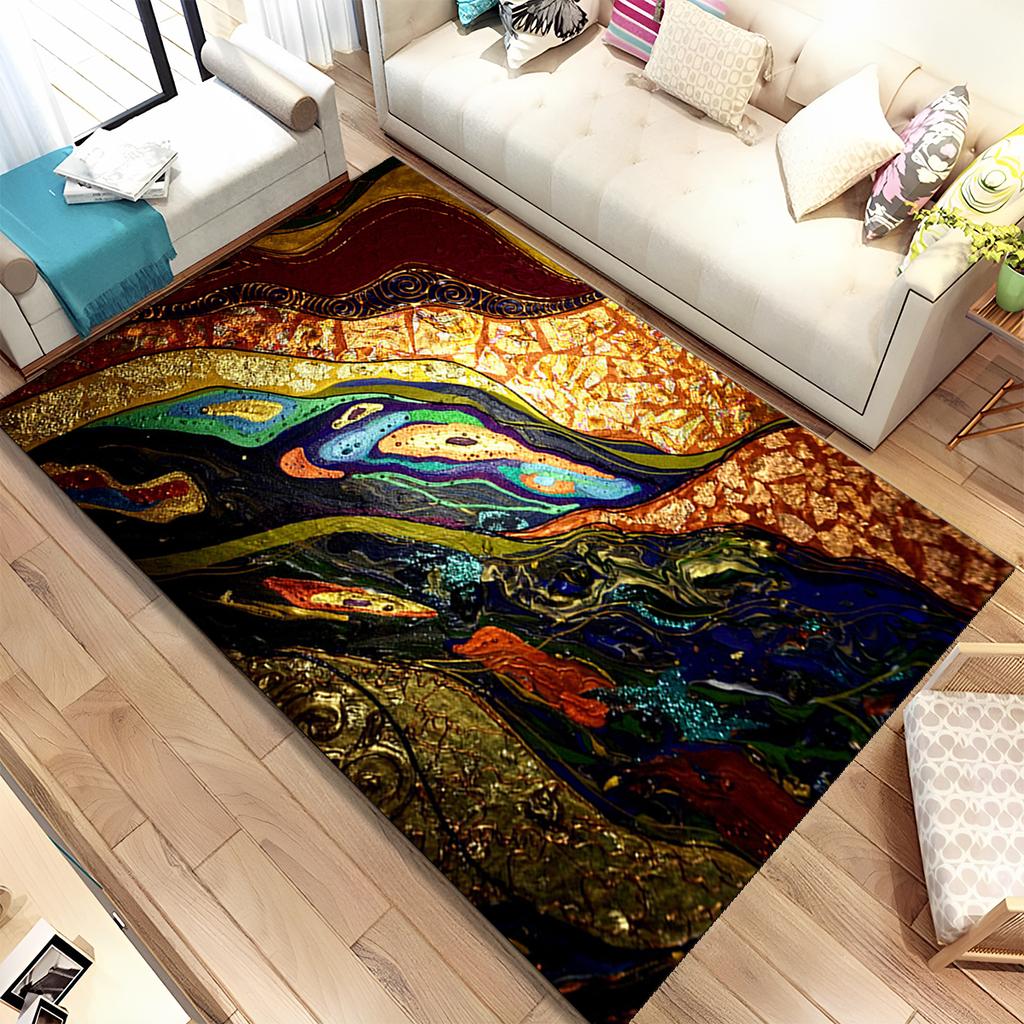 Цвет золотого скандинавского мрамора, великолепный коврик, большой ковер, ковер для дома, гостиной, спальни, дивана, коврик для двери, декор, нескользящий напольный коврик