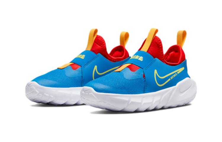 Nike Кроссовки для бега Flex Runner 2, низкие, детские, синие, для детей 3-7 лет, DJ6040-402