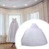Women's Crinoline Petticoat 6 Hoop Skirt Underskirt Elegant A Line Wedding for