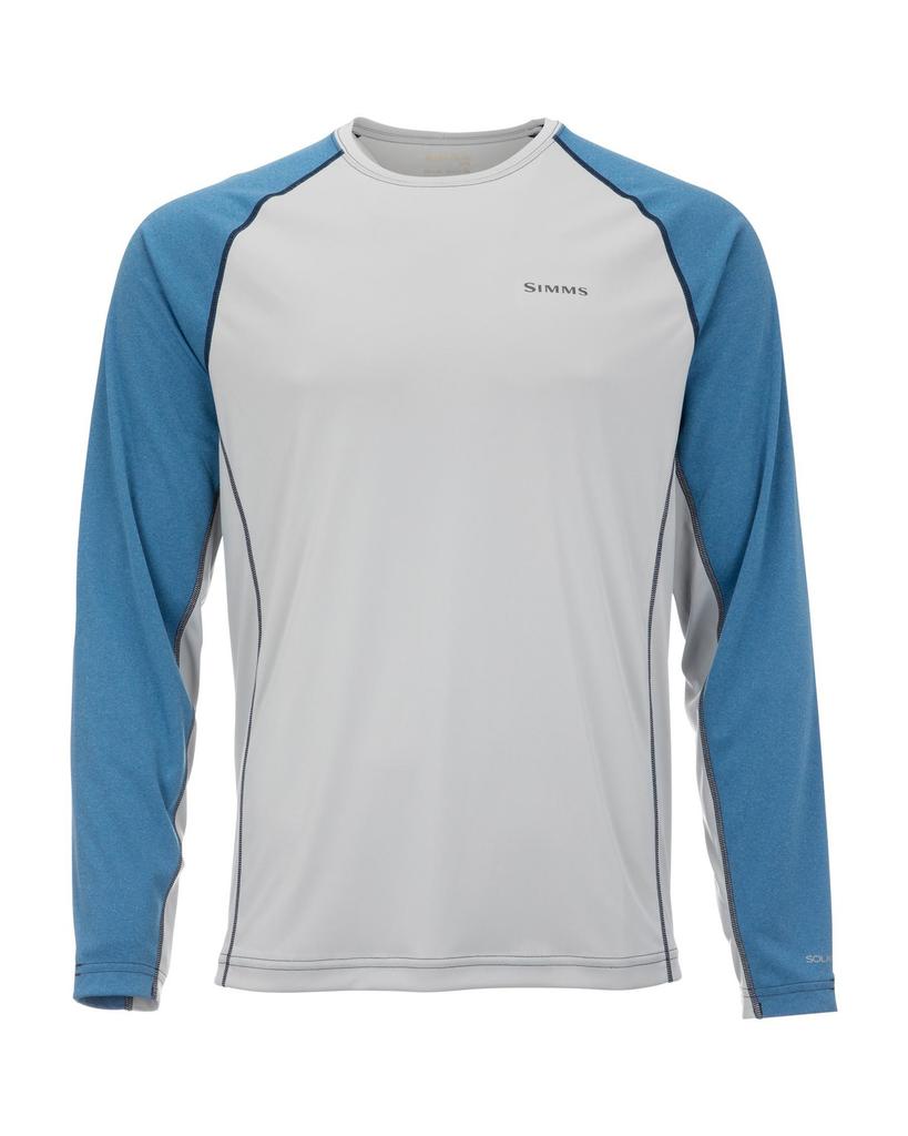 SIMMS camouflage fishing suit Luya long-sleeved crew neck T-shirt men's summer sunscreen suit quick-drying breathable fishing suit