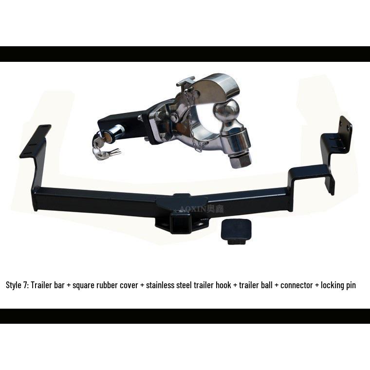 Compatible Trailer Hitch for 2007-2024 Toyota Highlander with Rear Tow Hook