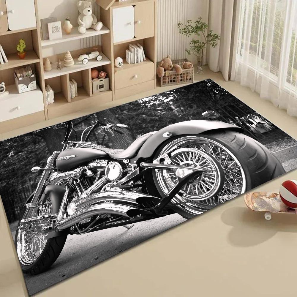 1 шт. Винтажный Мото Коврик для ванной Абсорбирующий коврик Противоскользящий коврик Принадлежности для домашнего декора Ковры Домашний Кухонный коврик для пола