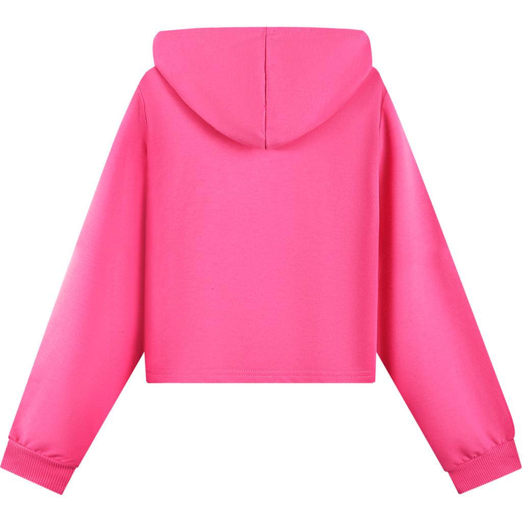 Детский двухпредметный комплект: худи с капюшоном и брюки, с длинными рукавами, с принтом