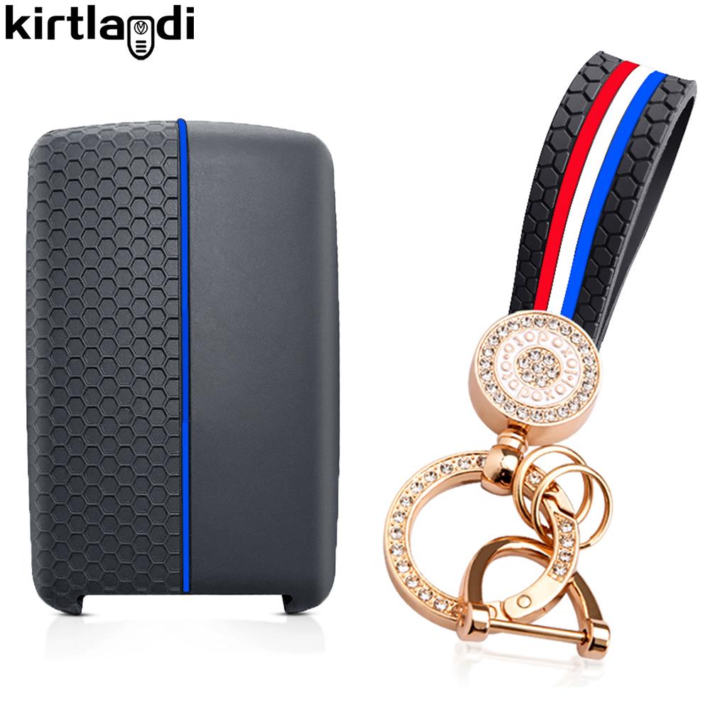 Для Renault Clio Megane Arkana Captur Koleos Zoe Espace Scenic Sandero Kadjar Dacia Duster Силиконовый чехол-картхолдер для ключа-брелока автомобиля