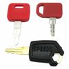 New 10PCS Heavy Construction Equipment Ignition Key For JD Case Komatsu Caterpillar