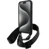 Bmw M Edition Carbon Stripe & Strap Case For Iphone 15 Pro - Black