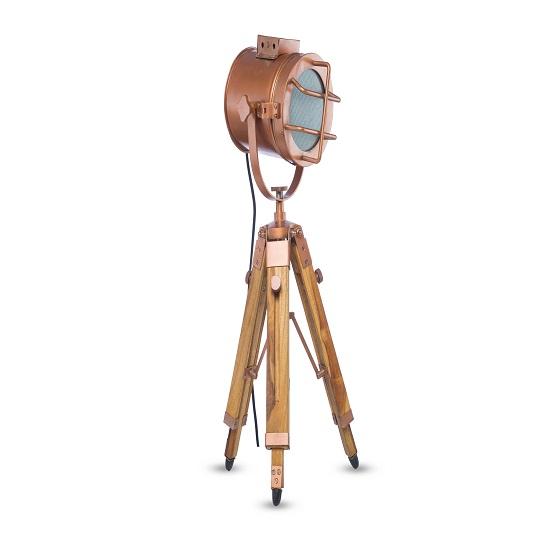 Винтажная настольная лампа-прожектор