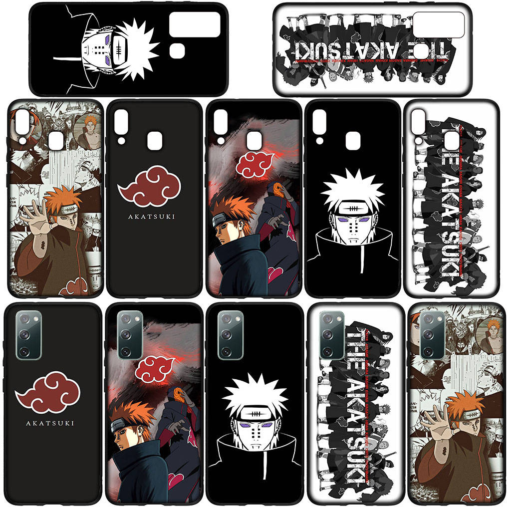 Чехол для iPhone 16 15 Xiaomi Redmi Note 14 13 12 11 Pro Max X 8 9 16e Samsung Galaxy S25 S24 S23 Moto G54 OPPO Huawei Аниме Пейн Акацуки Чехол для телефона