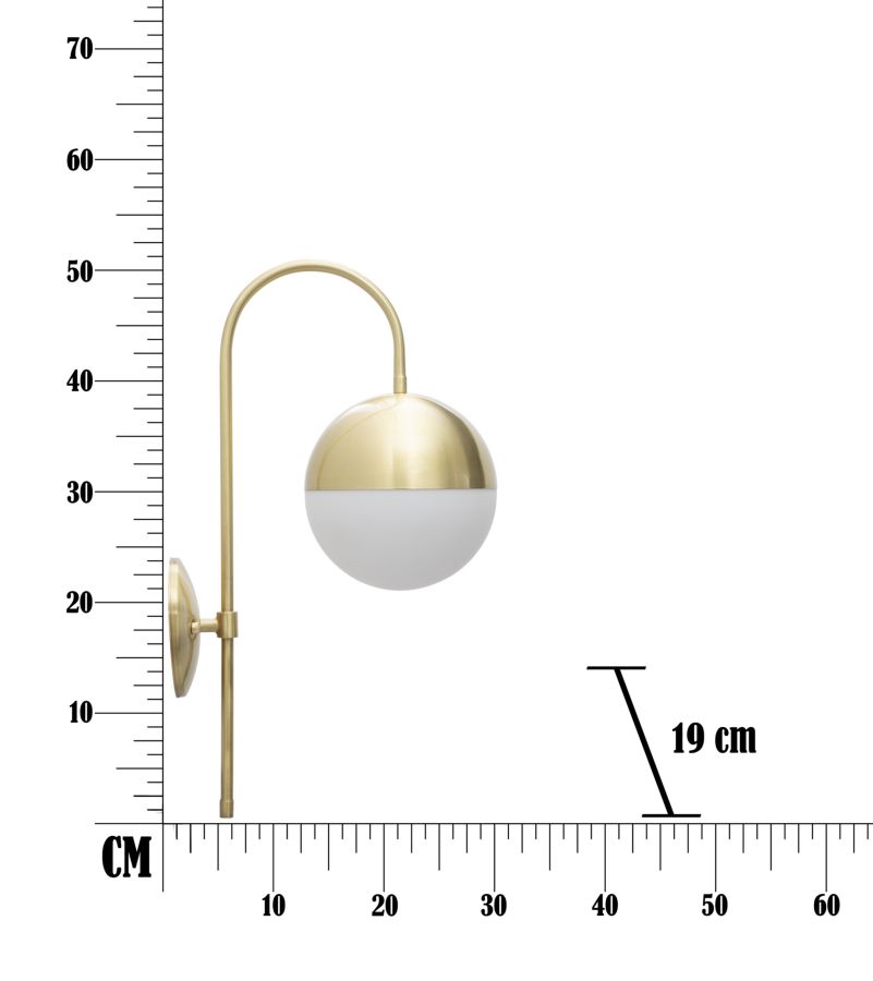 Wall Lamp Glamy Street Cm 19X31X51