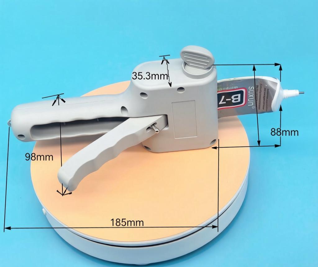 Manual Dispensing Gun 704 - Aluminum Tube Toothpaste Silicone Sealant & Industrial Glue Extrusion Tool