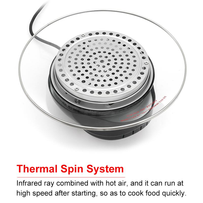 7 л Многофункциональная электрическая фритюрница Аэрофритюрница 1110 В / 220 В Духовка Ростер Курица Фритюрница без масла Здоровая фритюрница Пиццепечь Аксессуары для аэрофритюрницы