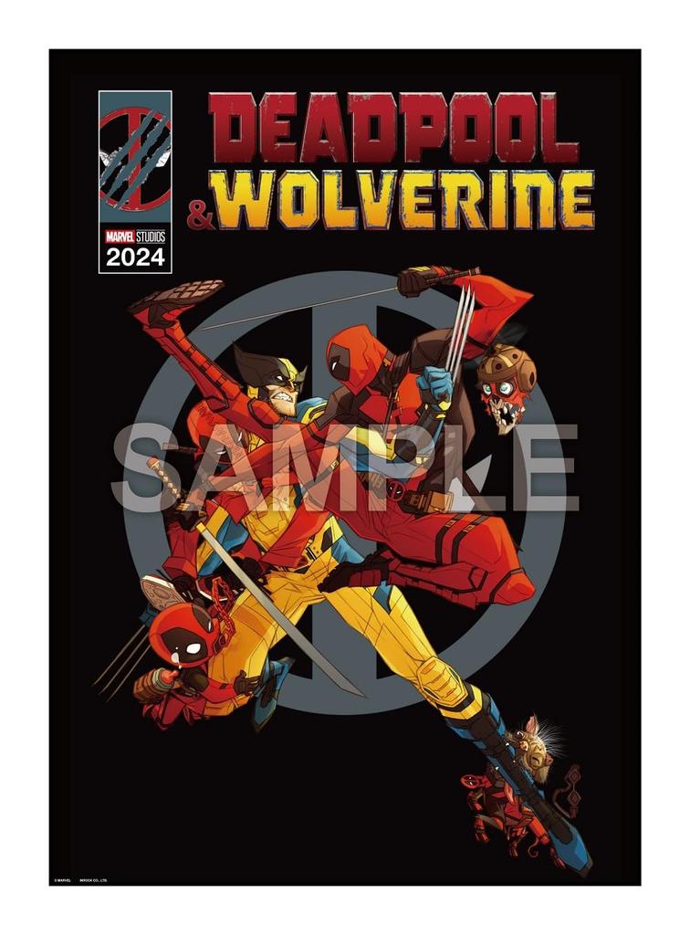 Deadpool Wolverine 4K UHD 3D Set Collection with Original A3 Poster & + + Blu-ray [Blu-ray]