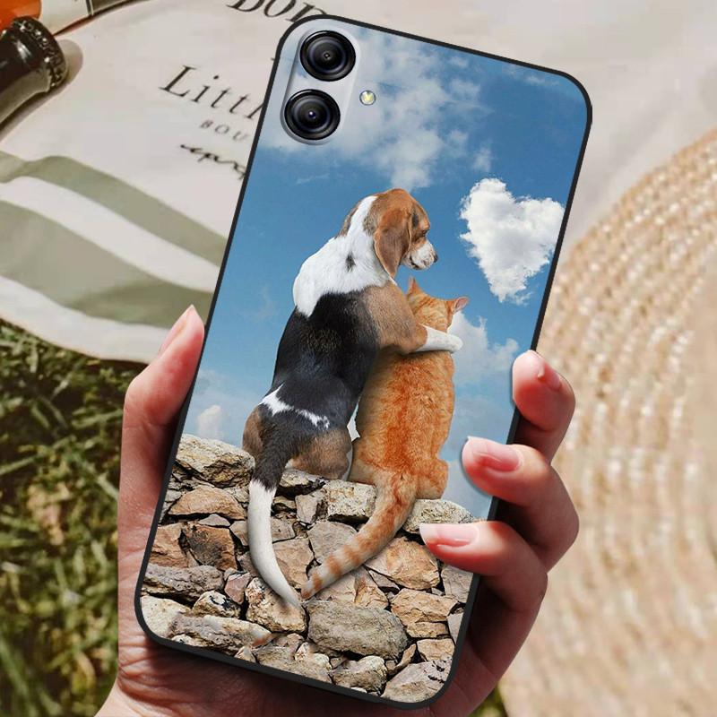 Силиконовый чехол для Samsung Galaxy A06 с милым узором, мягкая TPU накладка для телефона для Samsung Galaxy A06 A 06 SM-A065F, задняя крышка, бампер