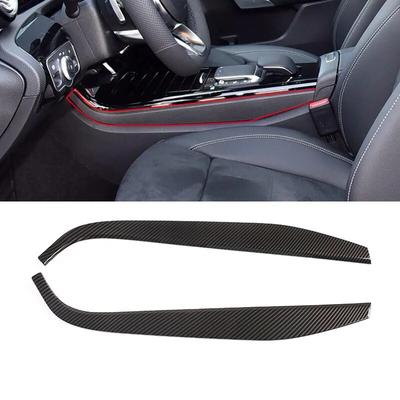 Стиль из углеродного волокна для Mercedes Benz A CLA Class W177 C118, боковая декоративная накладка на консоль, наклейки, аксессуары