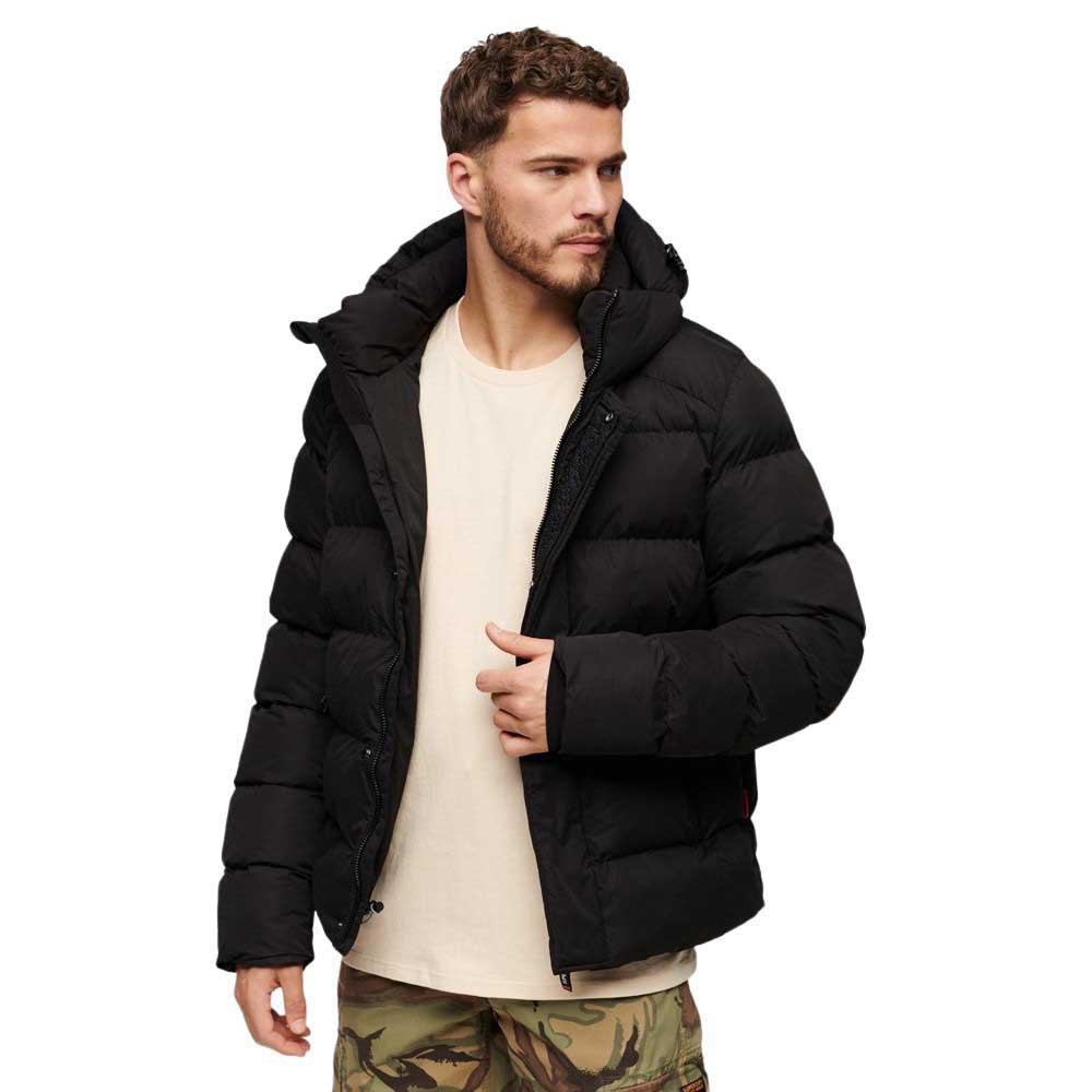 Superdry Microfibre Sport Jacket full zipper black