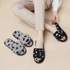 Autumn 2023 Fairy-Style Five-Star Fur Slippers for Outdoor & Indoor Women's Comfort