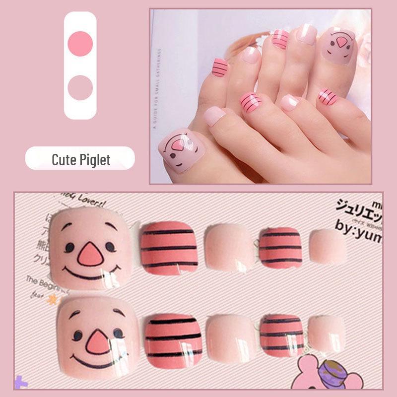 Press-On Toenail Art: Finished Nail Pieces and Wearable Patches