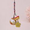 Fantastic Maneki Neko Key Chain Cherry Blossom Phone Strap Personality Lucky Cat Pendant  Children