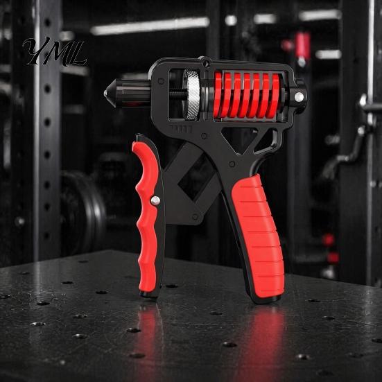 Ergonomic Forearm Strengthener Hand Grip with Counter, 5-165kg Resistance Adjustable Strength Exerciser Trainer Exerciser, Rehabilitation Training