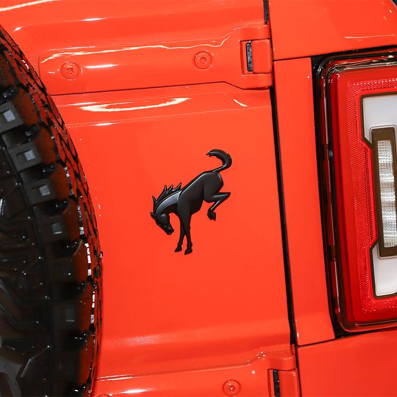 AACD1 Ford 3D Car Horse Stickers Hot For Ford Focus Bronco Logo Exterior Modification Tailgate Leaf Board Letters Animal Parts Badge