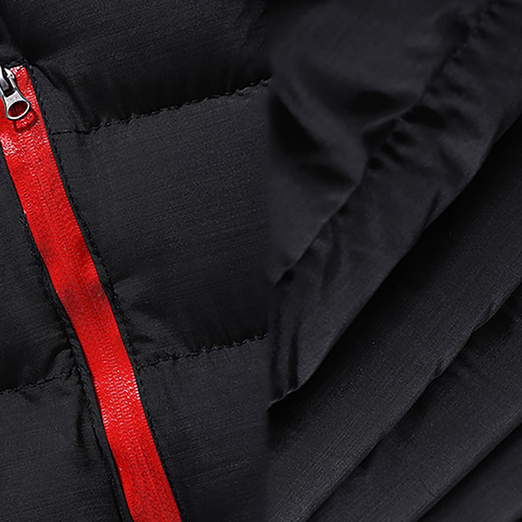 Мужская осенне-зимняя теплая пуховая куртка на молнии, компактное легкое пальто