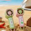 Quiet Operation Handheld Mini Fan Lightweight Design USB Rechargeable Fan  Desktop Use
