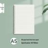 Spiral Bound A5/B5 Notebook: Lined, Grid, & Blank Pages, Ideal for Students and Planning