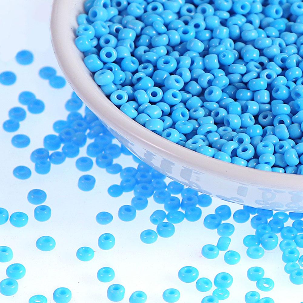 About1000/500/150pcs/Lot 2/3/4mm Glass Seed Beads Round Spacer Bead For DIY Earrings Bracelet Necklace JewelryMaking Accessories