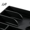 Cutlery Holder for Kitchen Drawer Organizer Multi-Compartment Plastic Utensil Tray Space Durable Saving Storage Tray Home Cutter And Fork