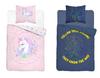 Bedding set 140x200 glow in the dark unicorn unicorn