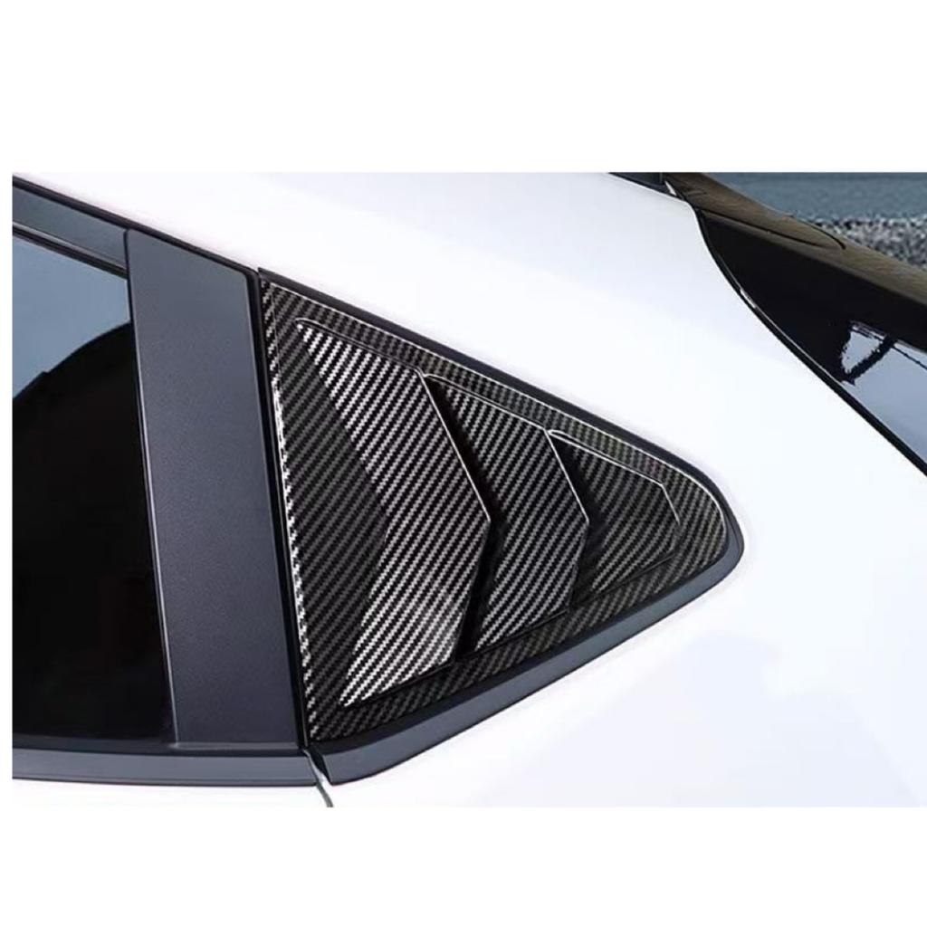 Rear Window Louver Shutter Cover Fit For Subaru Crosstrek 2023-2024 Side Vent Trim Windshield Car Accessories