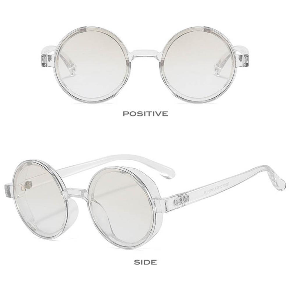 Оранжевые ретро солнцезащитные очки рок-н-ролл круглые хип-хоп очки панк солнцезащитные очки женские очки паровые очки