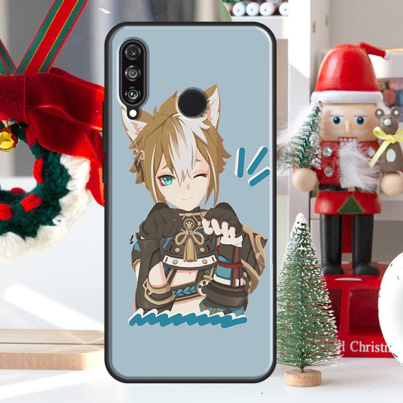Genshin Impact Gorou For Huawei Nova Y73 Y60 Y70 Y90 Y72 Y61 Y91 7i 8i 11i 12i 12s 9 10 SE P20 P30 P40 Lite Case