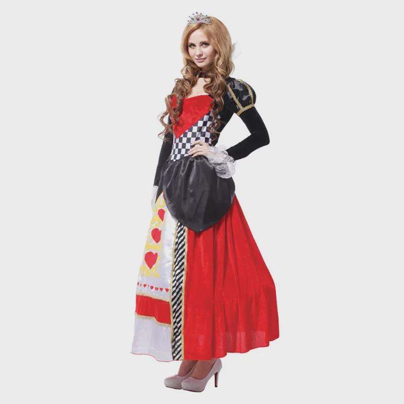 Adult Halloween Masquerade Costume: Queen Theme, Peach and Snow White Styles