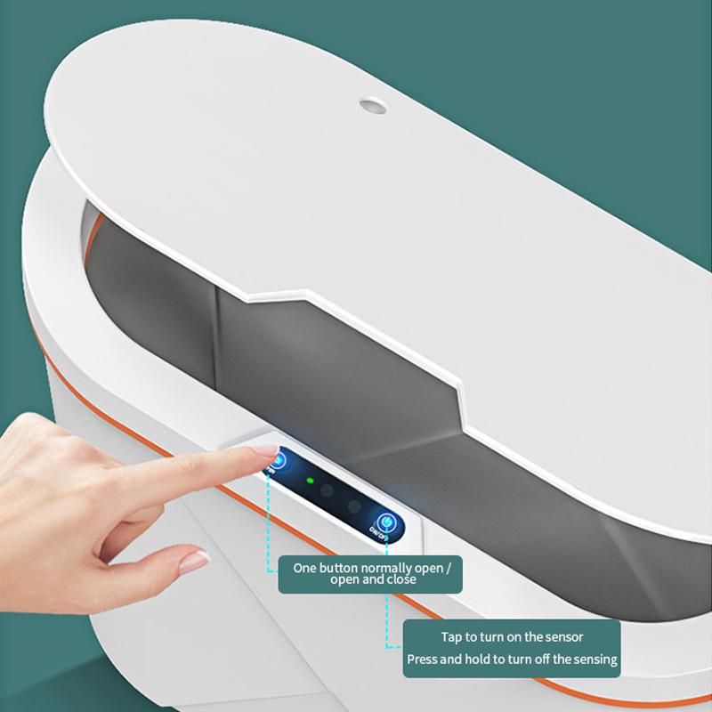 Aromatherapy Bathroom Trash Can Automatic Sensor Trash Kitchen Recycle Bin Kitchen Garbage Cube Dustbin Smart Home Accessories