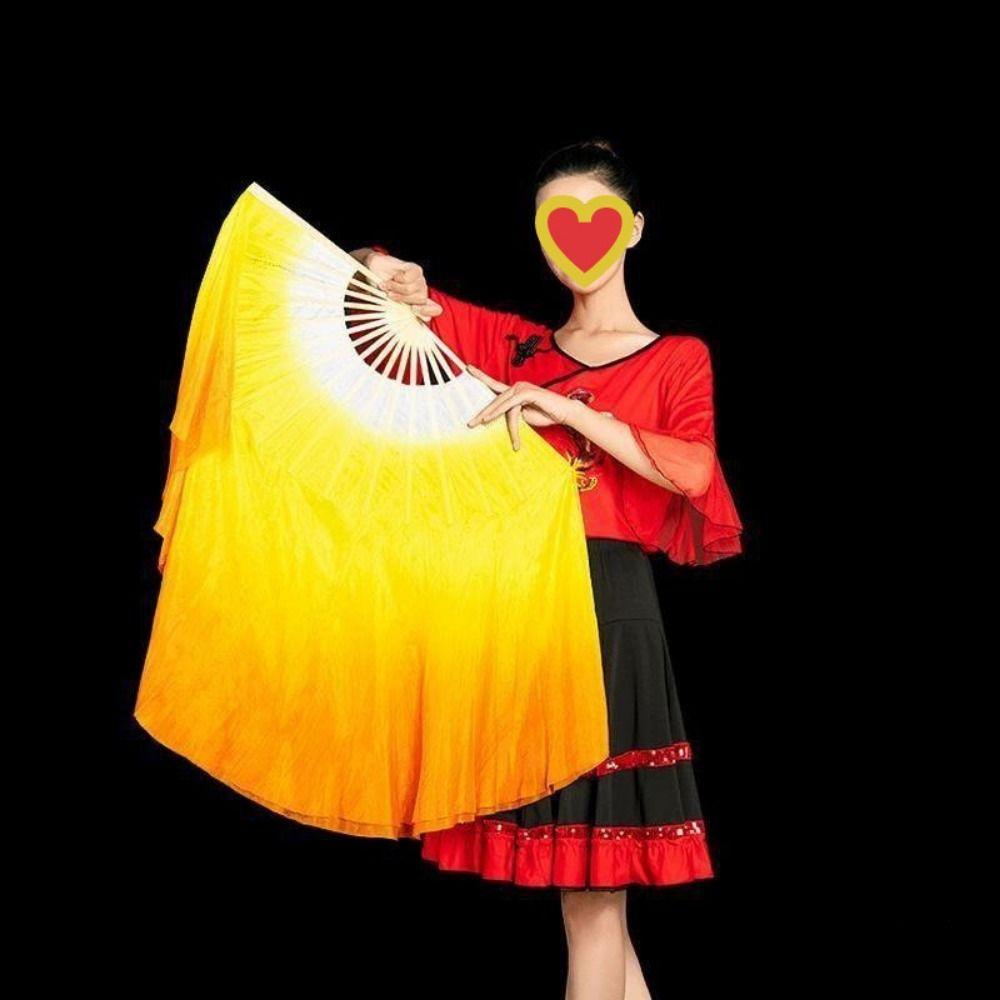 10/20 см Полукруглый Шелковый Вуаль Китайский Короткий Веер для Танца Живота Ручная Окраска Веер для Взрослых Ребенок Женщина