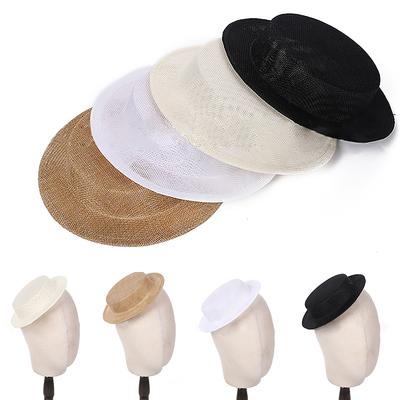 Основа шляпы Fascinators DIY Цветная шляпа-таблетка Percher Opera Головной убор Элегантная шляпа Fascinator Основа шляпы-таблетка