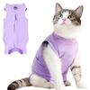 Soft Weaning Jumpsuit Prevent Lick Cat Neutering Wear Comfortable Small Pet Vest  Kitten