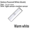 Датчик движения светодиодный ночник беспроводной подсветка под шкафом для кухонного шкафа спальни гардероба внутреннее освещение на батарейках
