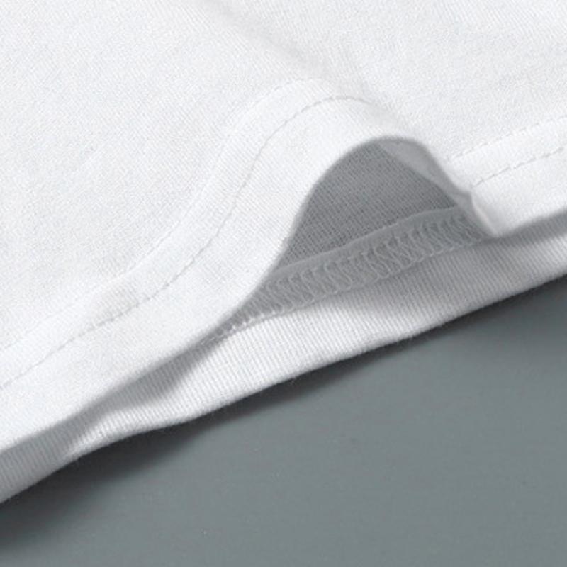 Мужская подростковая летняя свободная футболка с коротким рукавом и круглым вырезом, с принтом, дышащая хлопковая футболка-пуловер