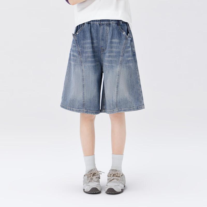 Girl's Washed Soft Denim Capri Pants