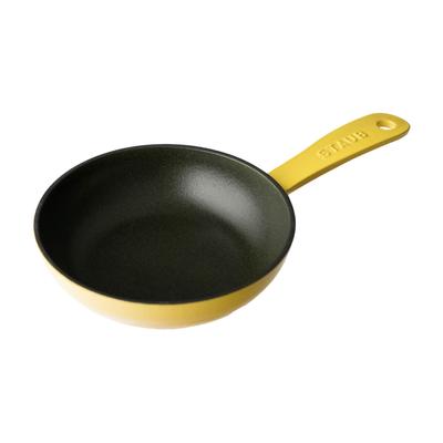 Staub Citron Frying cast IH совместимый японский продукт с серийным номером Skillet Citron "Skillet 16cm" сковорода, эмалированная, железная, [Авторизованный номер] Z1029-936